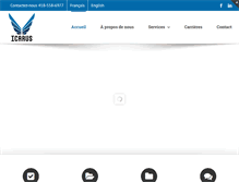 Tablet Screenshot of groupeicarus.com